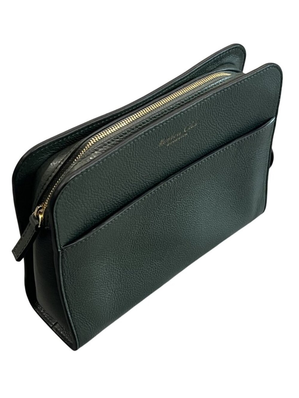 Boardroom Members Club Exclusive Leather Pouch in Green